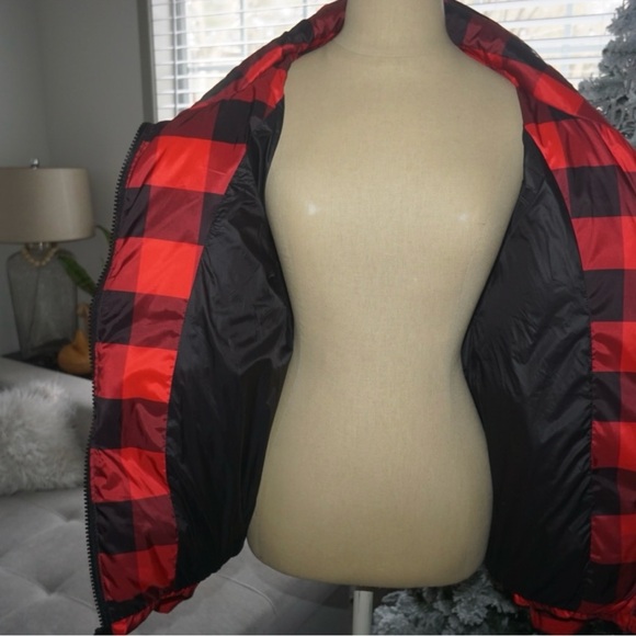 Kendall & Kylie plaid puffer coat - Picture 6 of 8